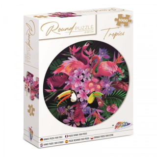 Okrúhle puzzle Tropics 68 cm - 1000 ks