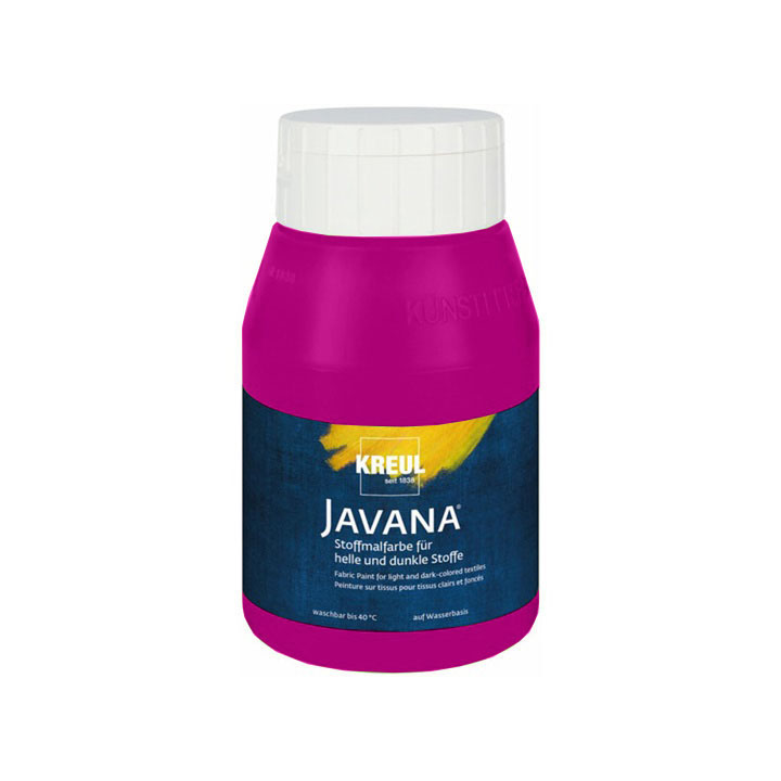 Javana Farba na svetlý a tmavý textil 500 ml / 69 Magenta