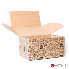 Kartónová krabica s potlačou ARTMIE 10 ks - rôzne rozmery