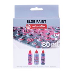 Kreatívna sada Art Creation Blob Paint ružové 3 x 80 ml