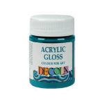 Lesklá akrylová farba Decola 56 ml / tyrkysová modrá