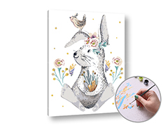 Maľovanie podľa čísel BIG Bunny | stredná náročnosť