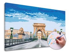 Maľovanie podľa čísel MOST V BUDAPEŠTI | stredná náročnosť