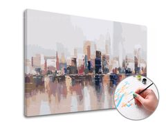 Maľovanie podľa čísel PANORAMA CITY | nízka náročnosť