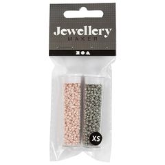 Rokajlové korálky 1,7 mm, sada 2x7 g | rôzne farby