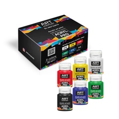Sada akrylových farieb ACRYL PRO Kompozit 6x20 ml