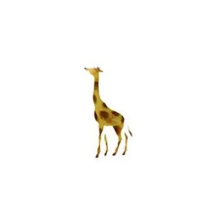 E-shop Samolepiaca šablóna Žirafa 7x10 cm