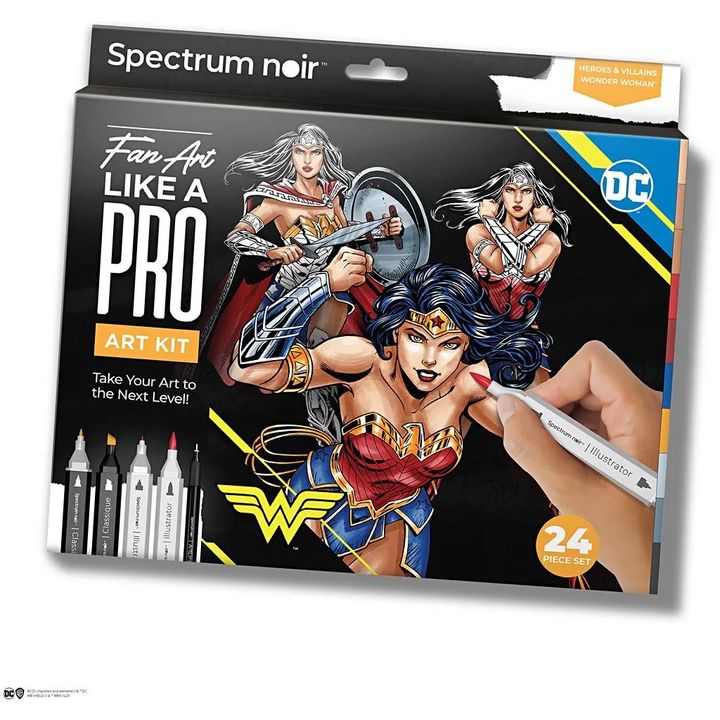 Umelecká sada na ilustrovanie Wonder Woman