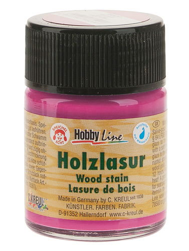 Farby na drevo Hobby Line Wood Stain 50 ml - Magenta