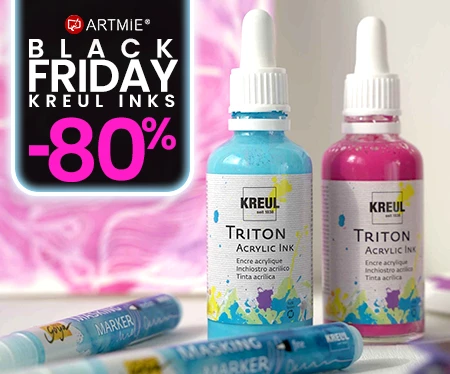 Triton akrylový atrament black friday Artmie